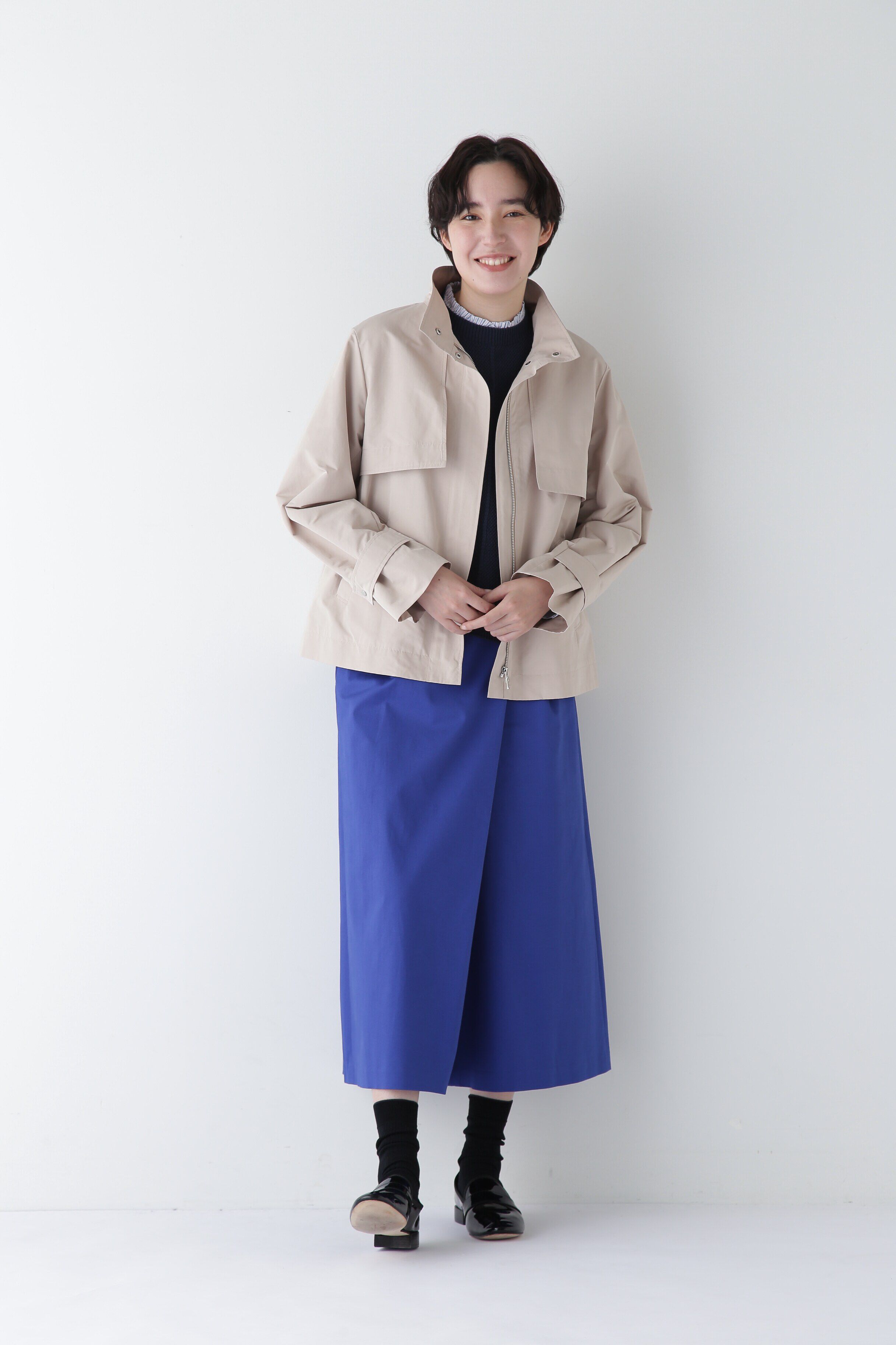  「◆スタンドフリルドビーブラウス」|シャツ・ブラウス|