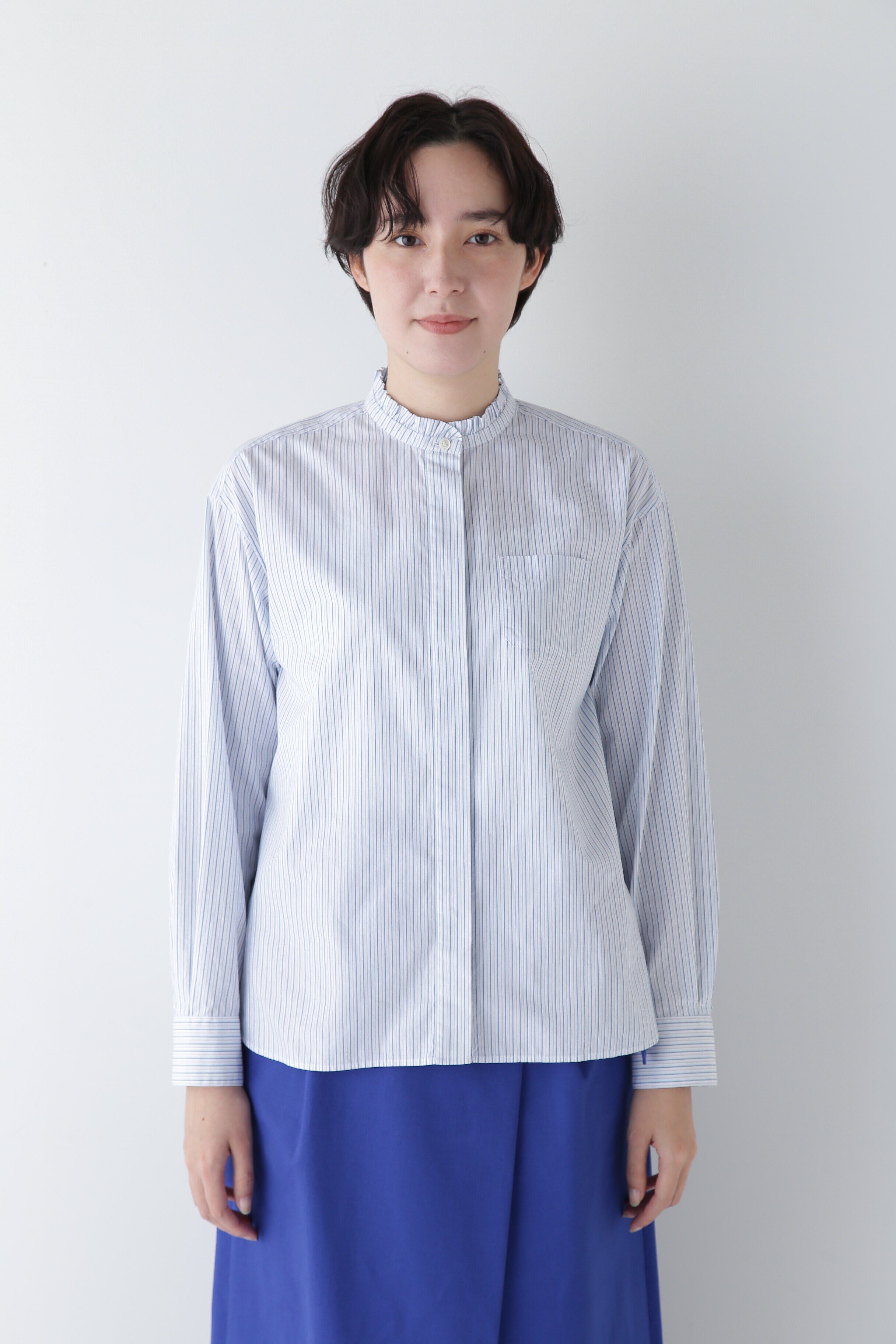  「◆スタンドフリルドビーブラウス」|シャツ・ブラウス|