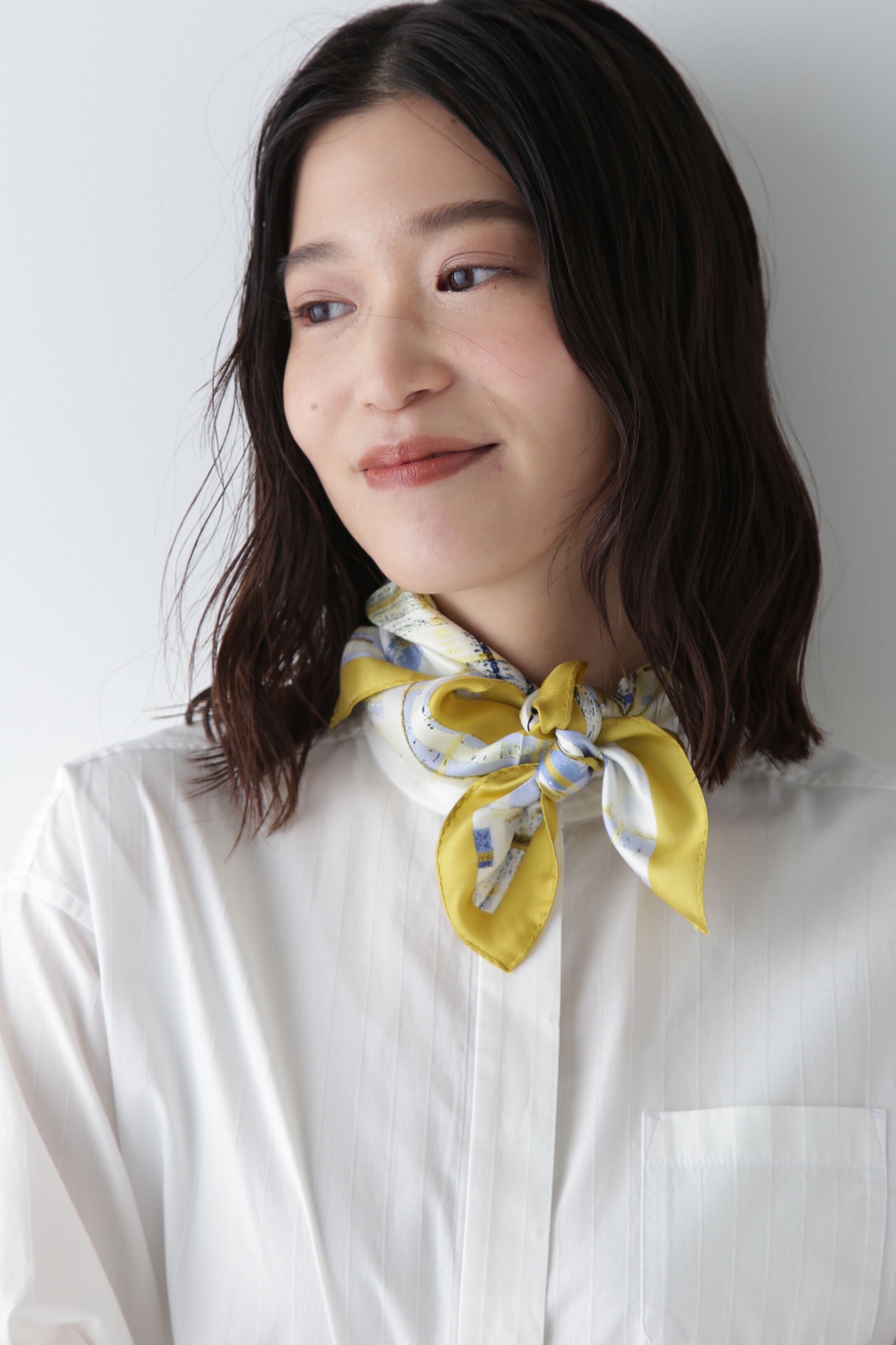  「◆チェックシルクスカーフ」|バンダナ・スカーフ|