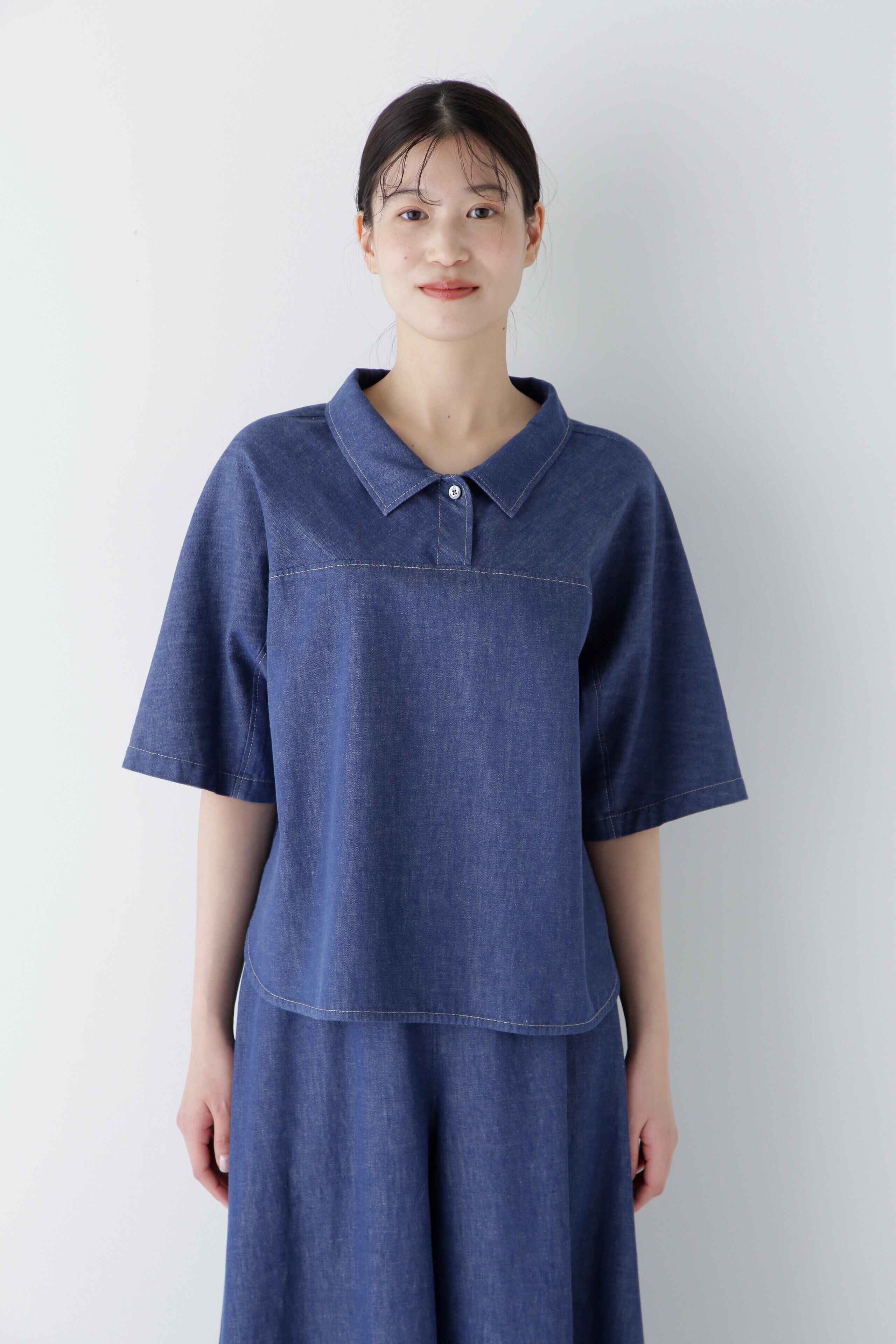  「◆ライトオンスデニムブラウス」|シャツ・ブラウス|