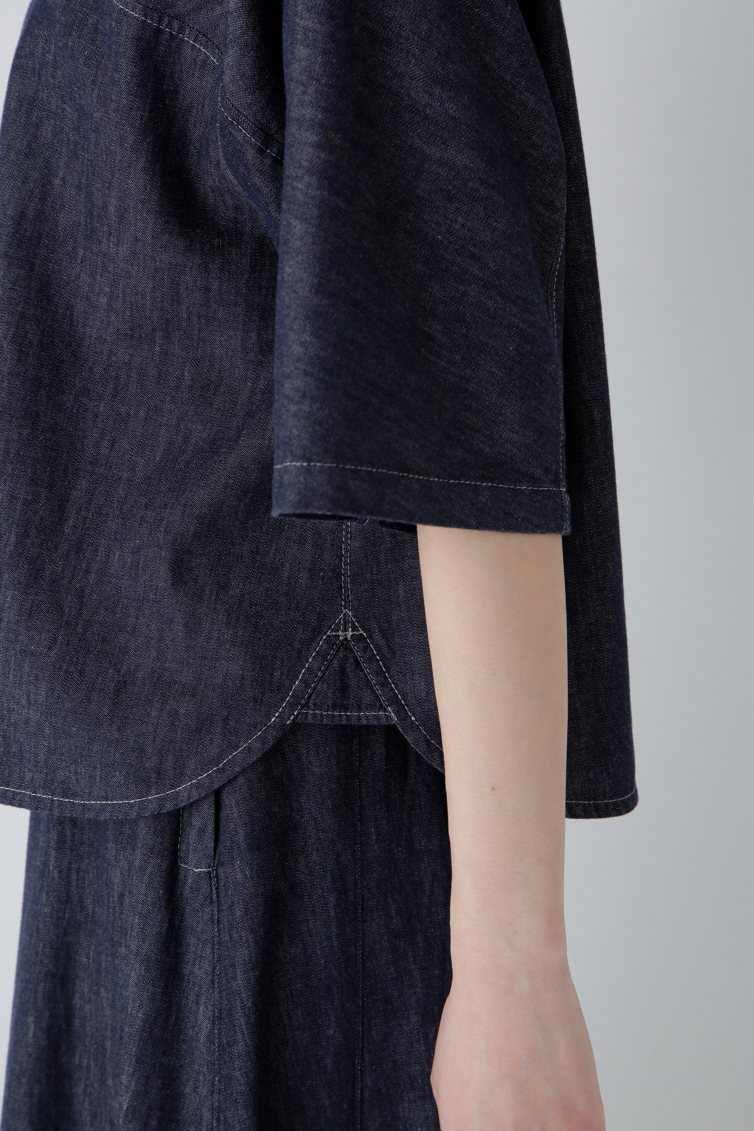  「◆ライトオンスデニムブラウス」|シャツ・ブラウス|