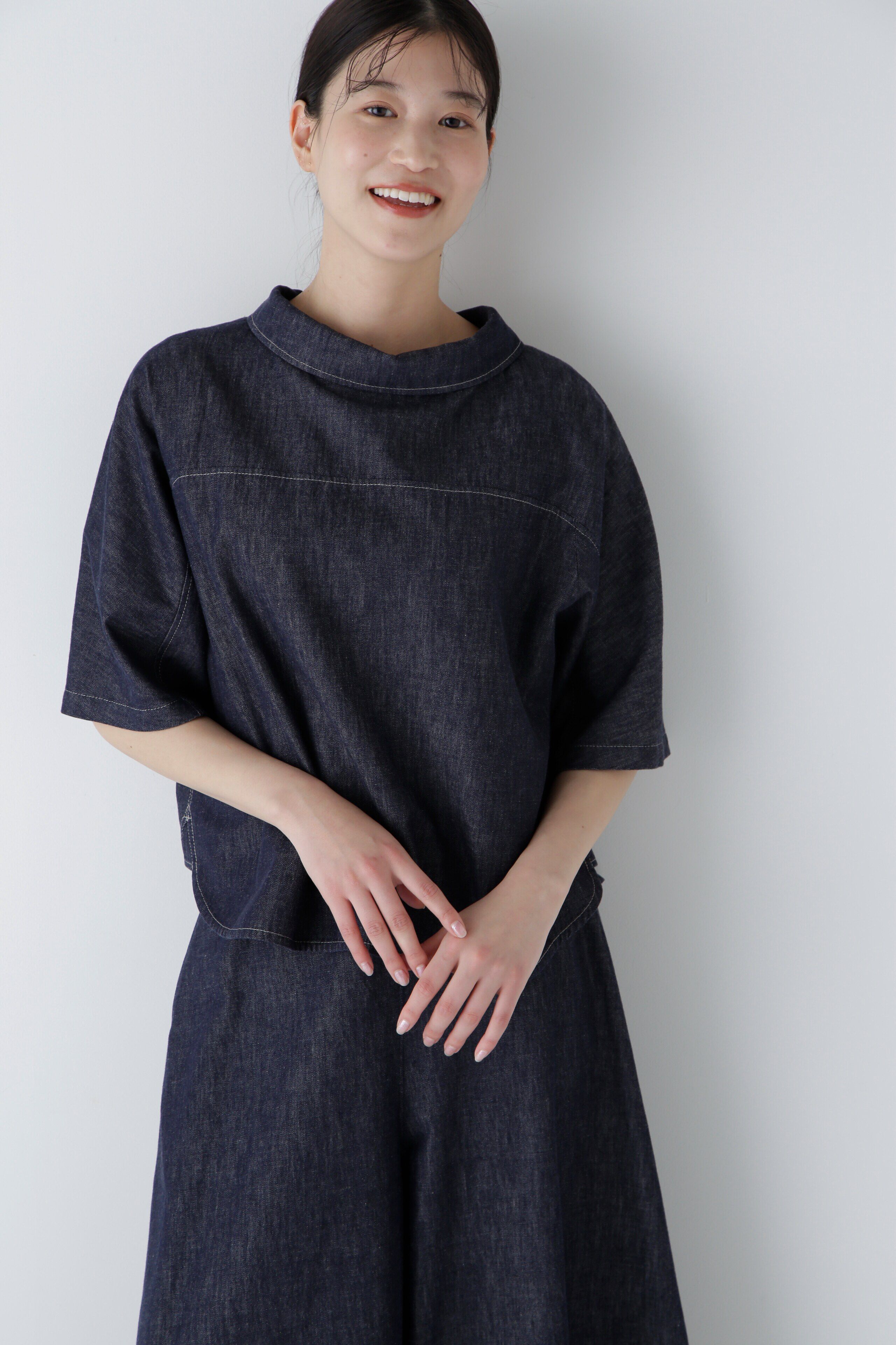  「◆ライトオンスデニムブラウス」|シャツ・ブラウス|