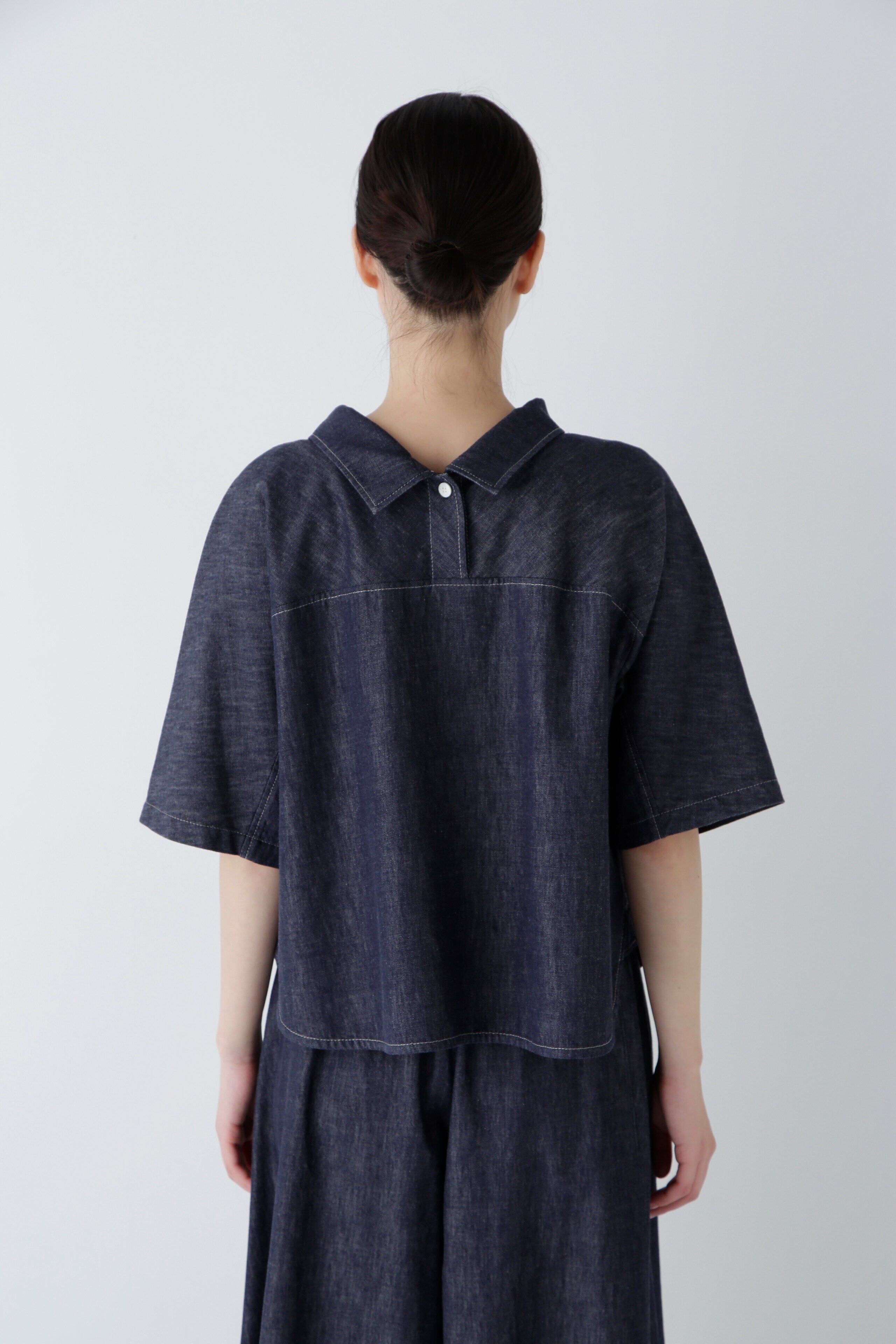  「◆ライトオンスデニムブラウス」|シャツ・ブラウス|