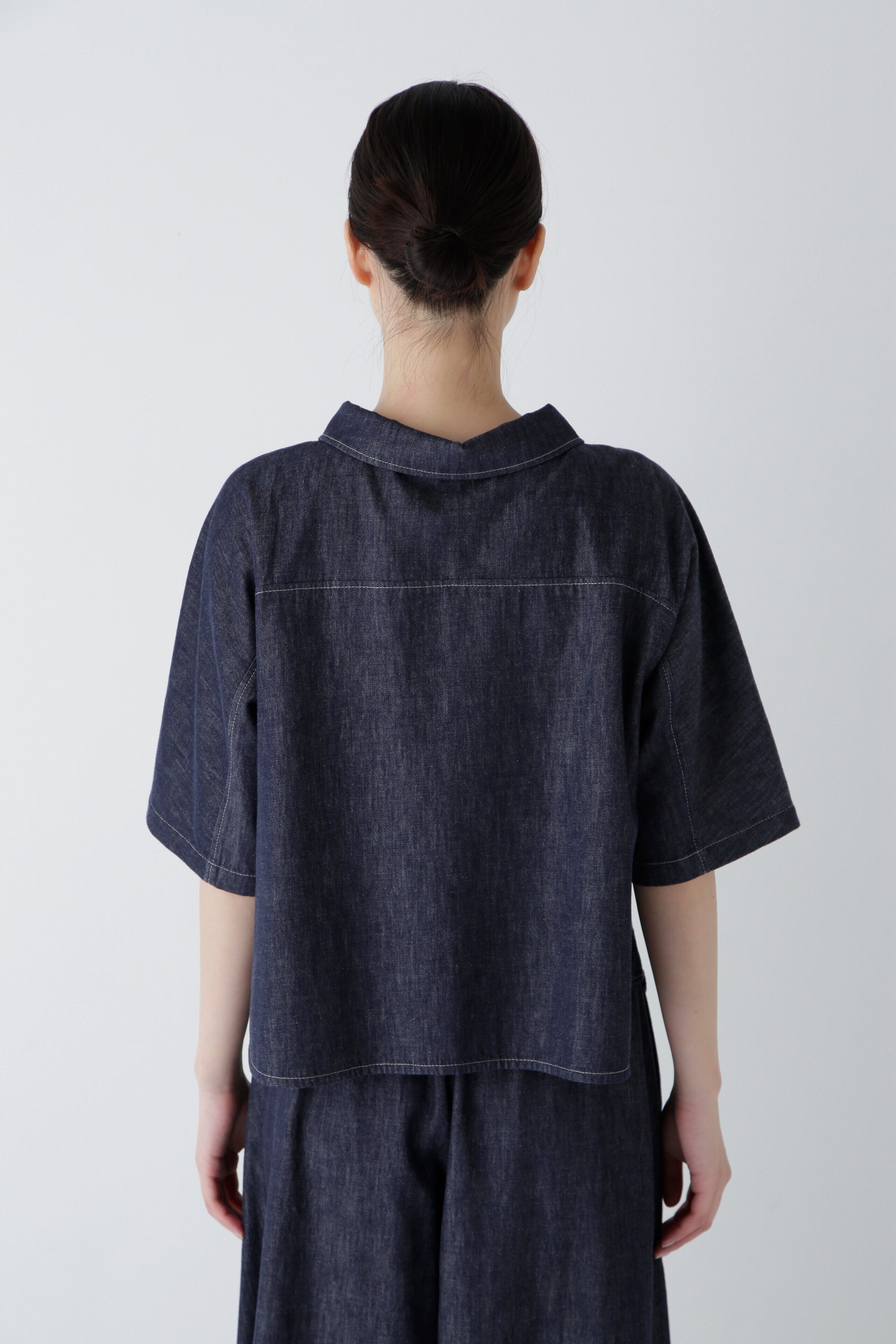  「◆ライトオンスデニムブラウス」|シャツ・ブラウス|