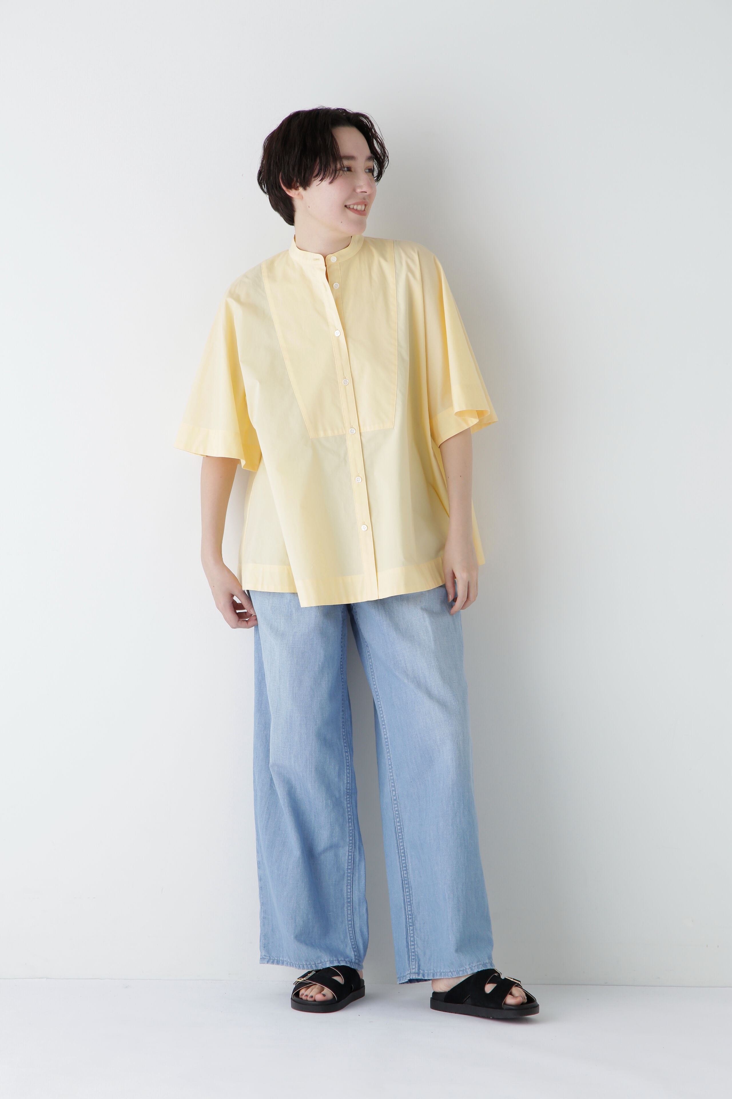  「◆タックワイドデニムパンツ」|その他|