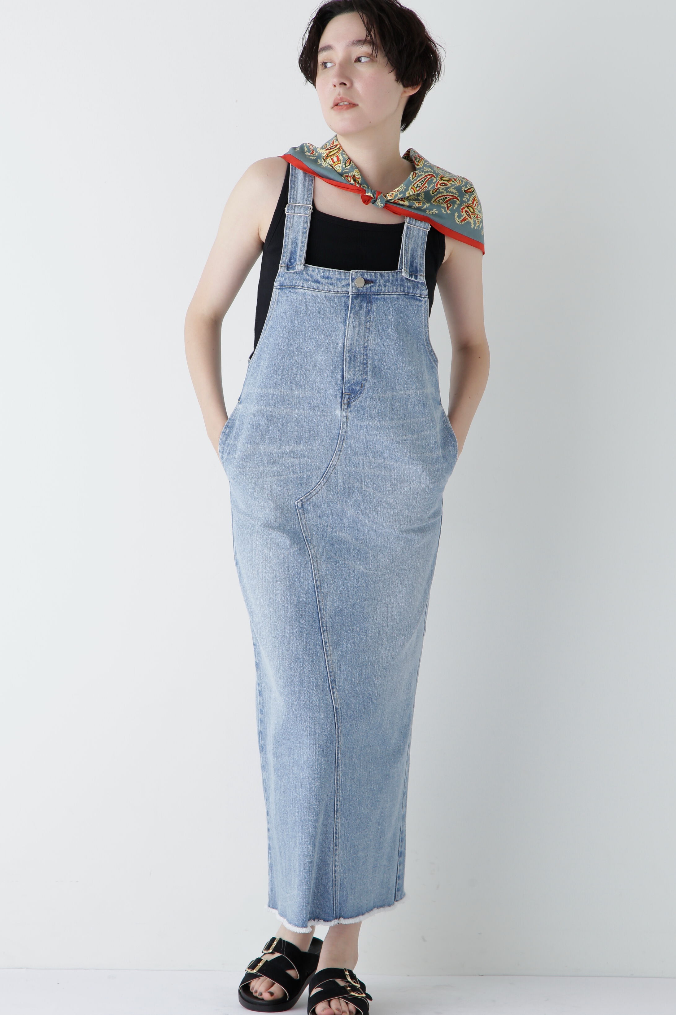  「◆アイラインサロペット」|ワンピース|