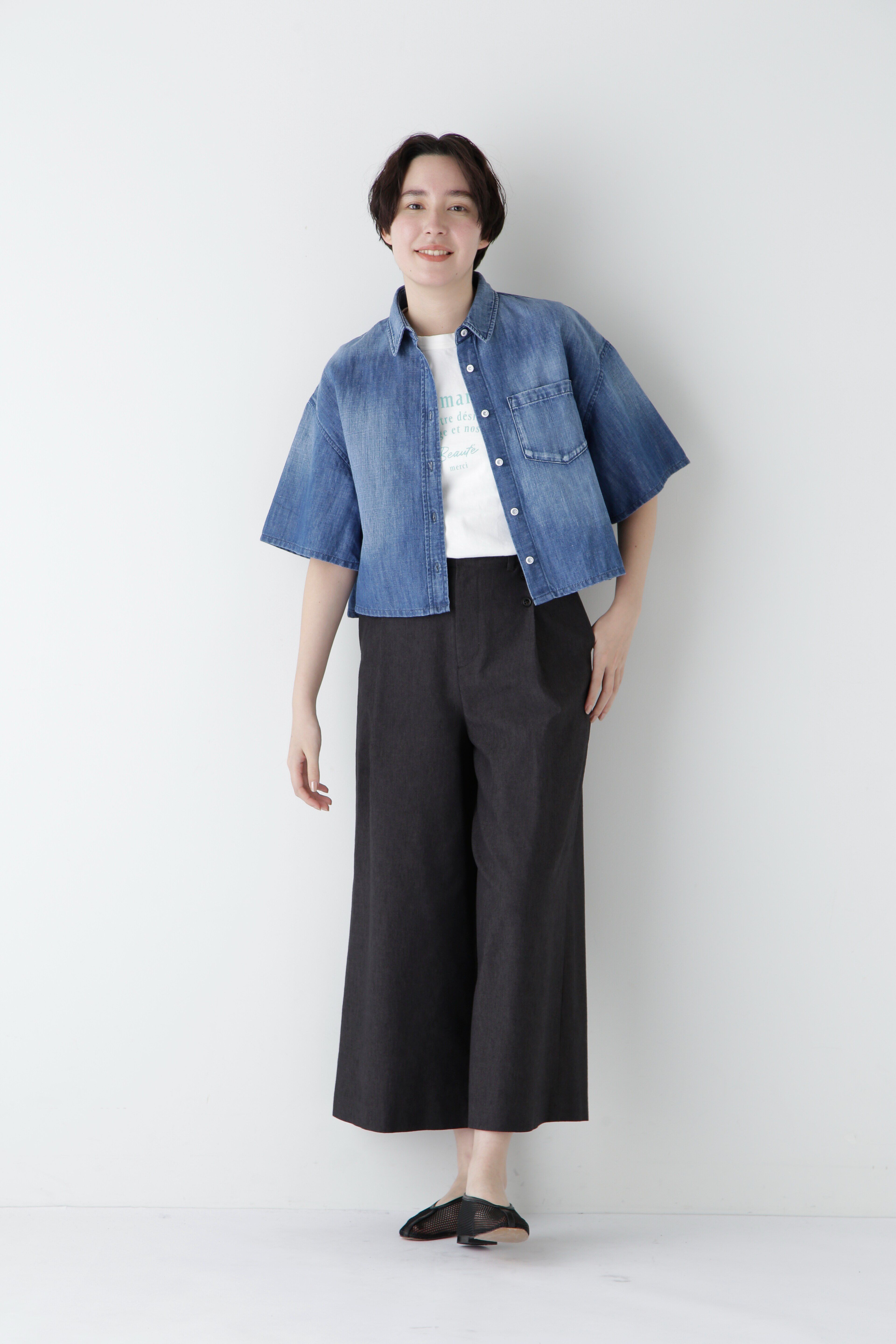  「◆リサイクルコットン度詰天竺Ｔシャツ」|Tシャツ・カットソー|