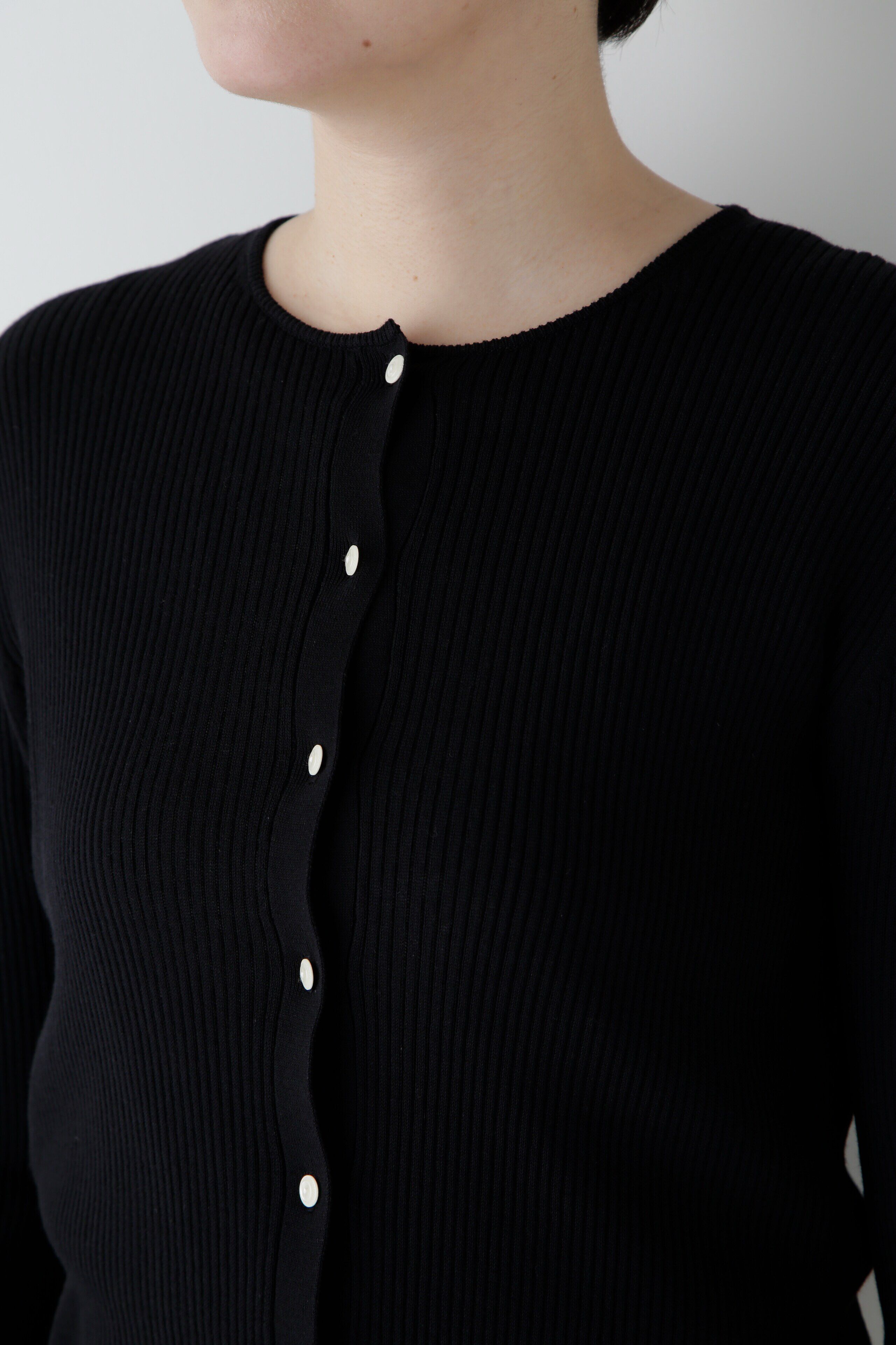  「◆【ウォッシャブル・UVカット】コットン混クルーカーディガン」|ニット・セーター|