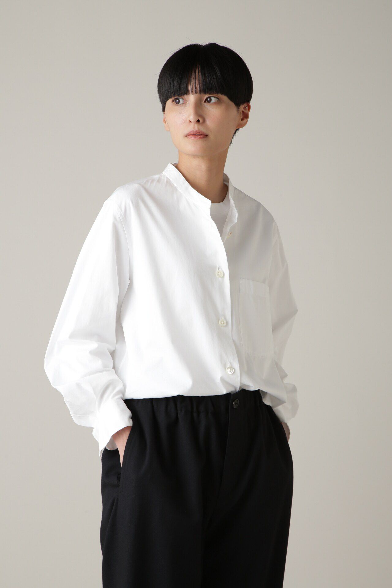  「PLAIN POPLIN」|シャツ・ブラウス|