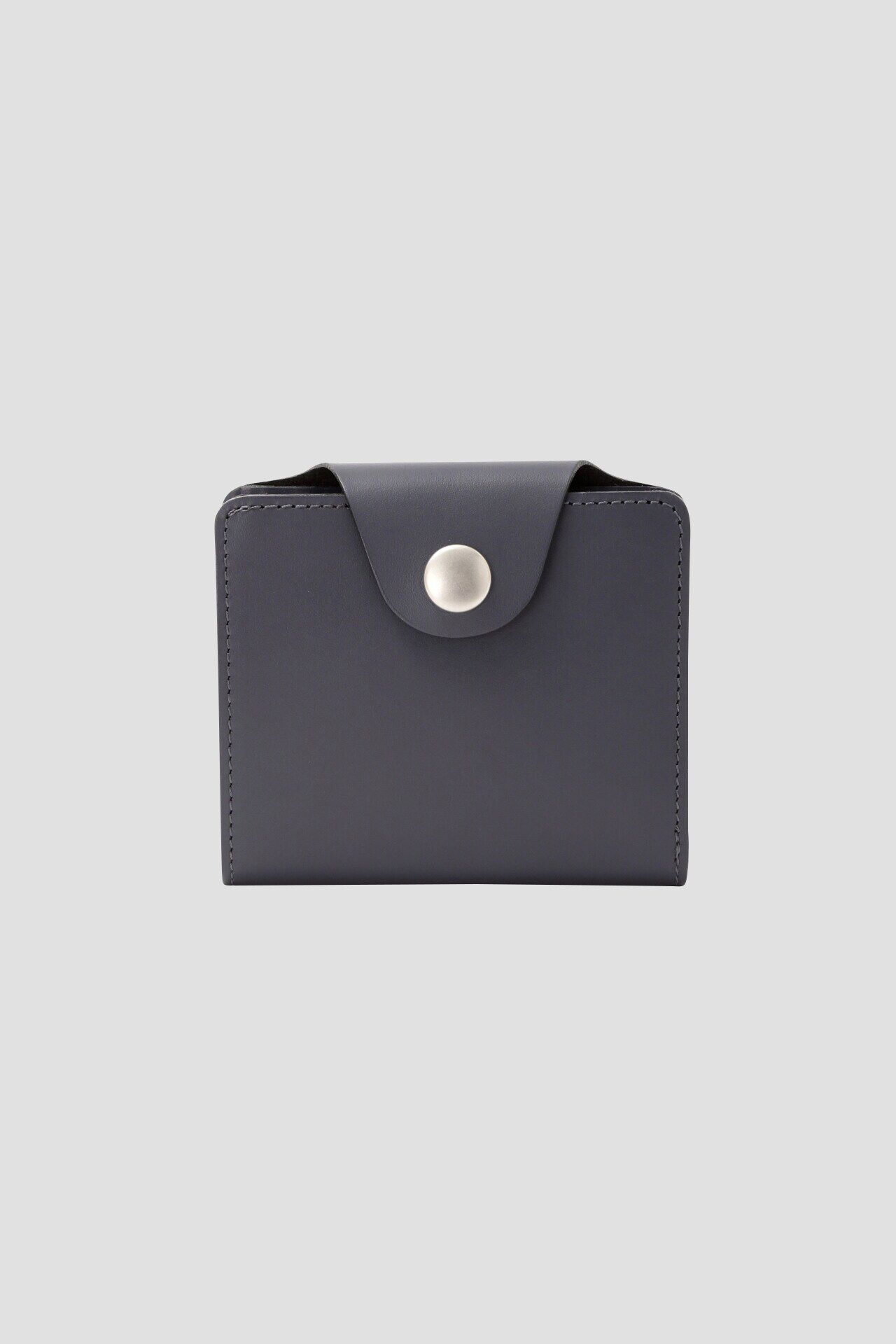 MARGARET HOWELL「OILED LEATHER」|財布|CHARCOAL3