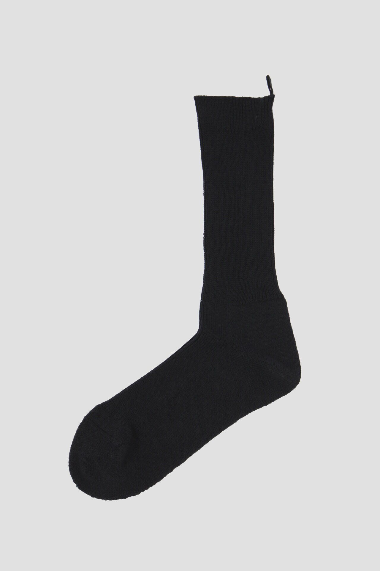 MARGARET HOWELL HOUSEHOLDGOODS「COTTON RIB SOCKS」|ソックス|BLACK