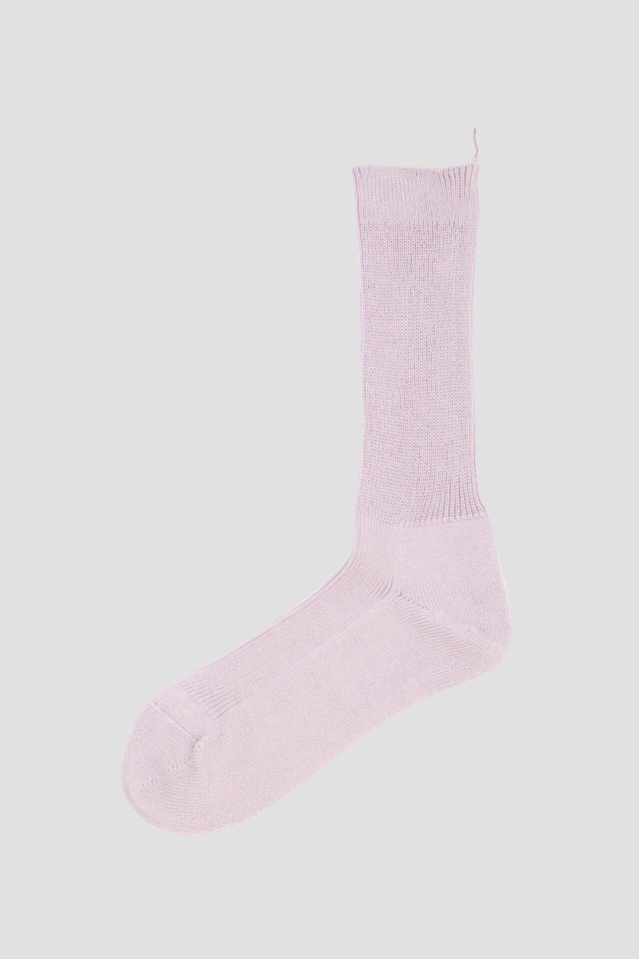 MARGARET HOWELL HOUSEHOLDGOODS「COTTON RIB SOCKS」|ソックス|LILAC3