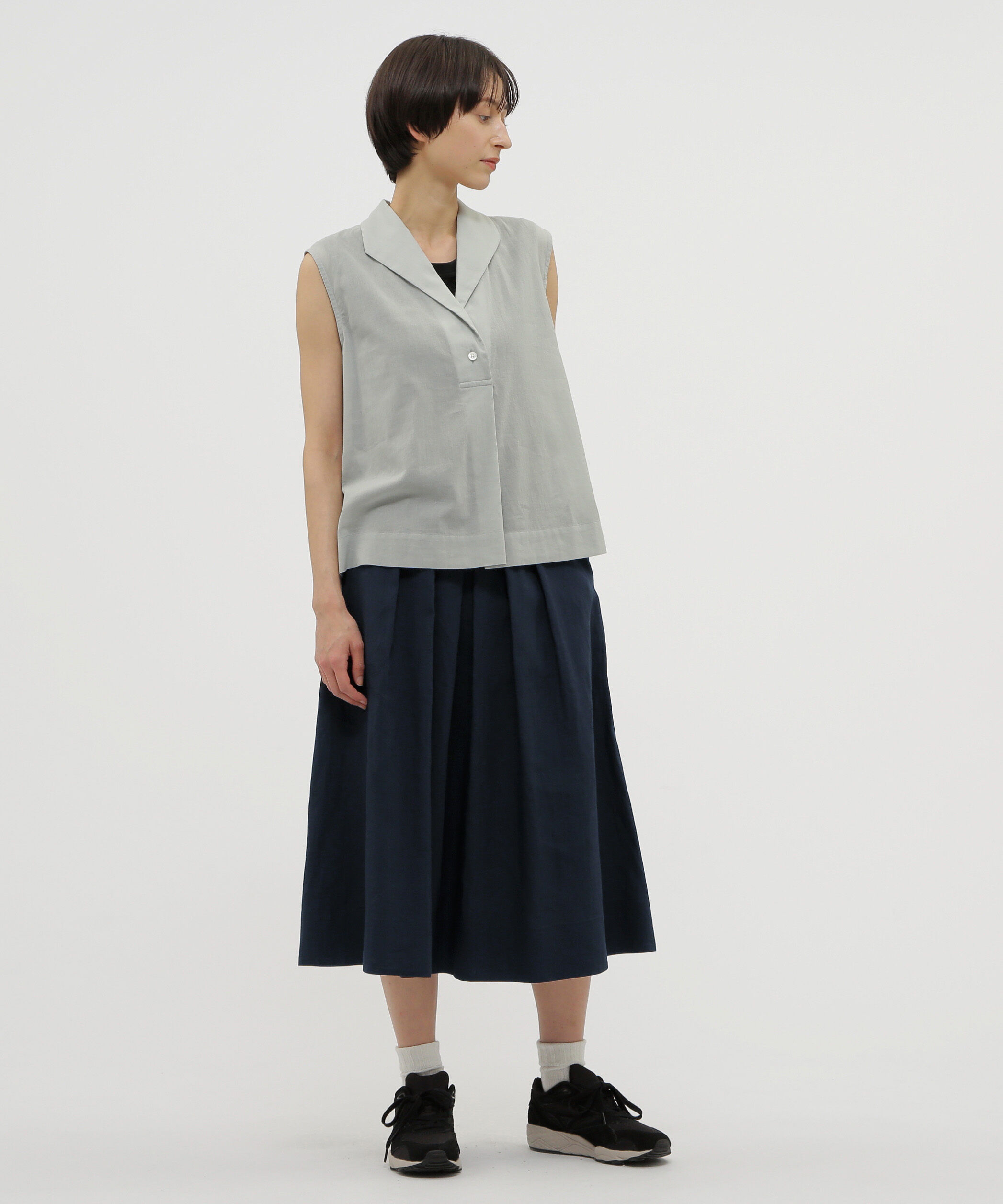  「LIGHT LINEN」|スカート|