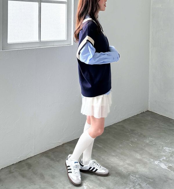 archives「ラインミドルベスト」|ニット・セーター|