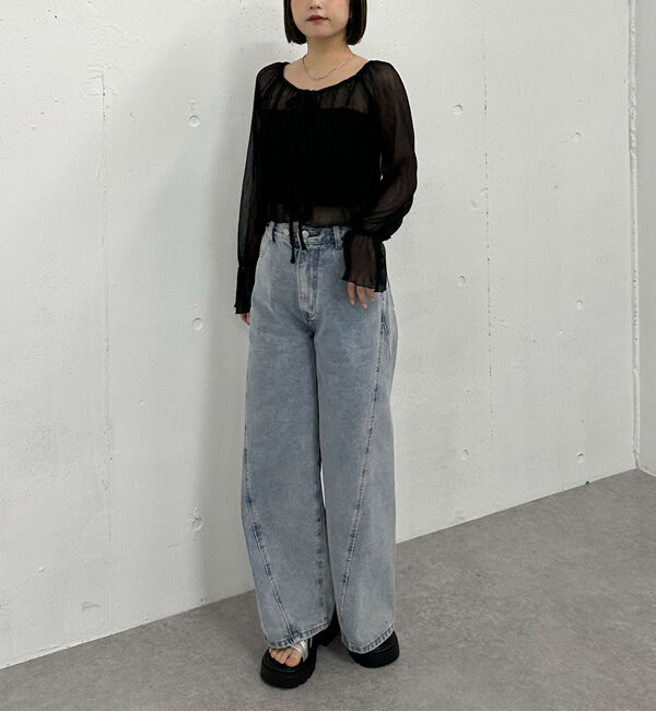 archives「シアー楊柳リボンブラウス」|シャツ・ブラウス|