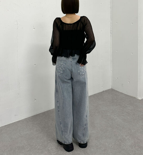 archives「シアー楊柳リボンブラウス」|シャツ・ブラウス|