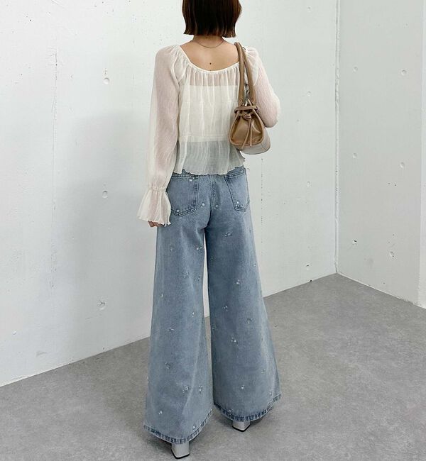 archives「シアー楊柳リボンブラウス」|シャツ・ブラウス|