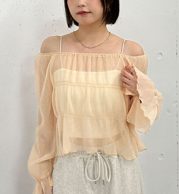 archives「シアー楊柳リボンブラウス」|シャツ・ブラウス|