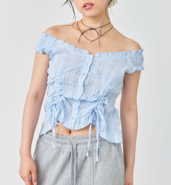 archives「２ｗａｙコットンドロストブラウス」|シャツ・ブラウス|