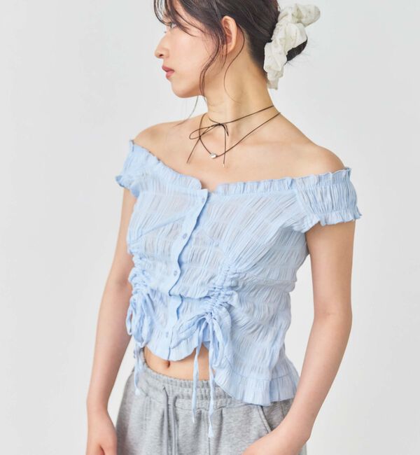 archives「２ｗａｙコットンドロストブラウス」|シャツ・ブラウス|