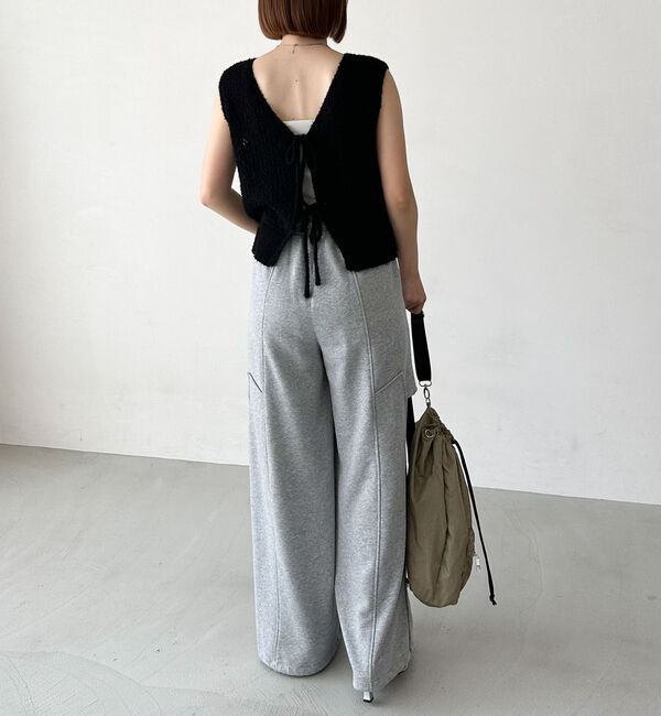 archives「２ｗａｙカールヤーンニットベスト」|ニット・セーター|