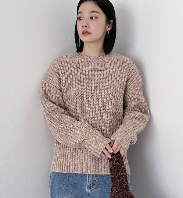 Doux archives「オーロラシャイニーニット」|ニット・セーター|