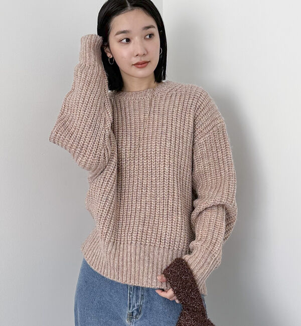 Doux archives「オーロラシャイニーニット」|ニット・セーター|