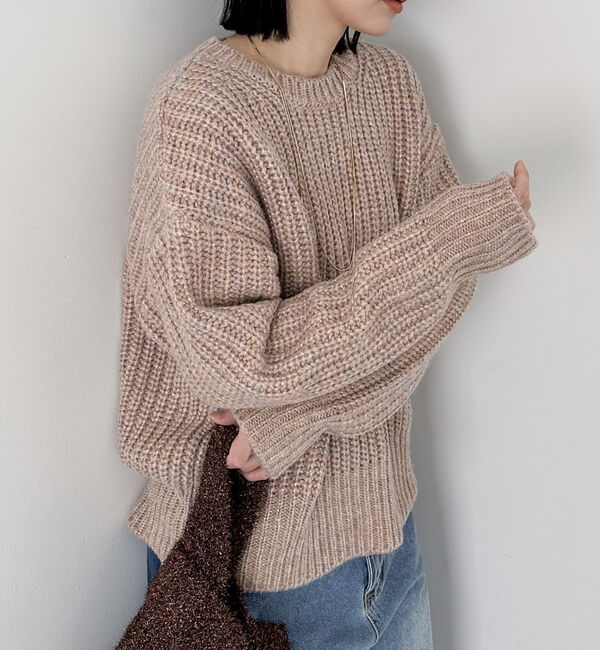 Doux archives「オーロラシャイニーニット」|ニット・セーター|