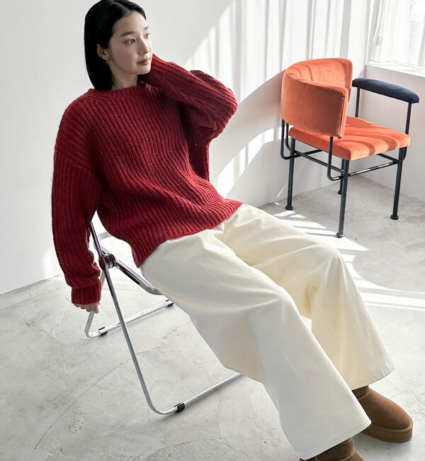 Doux archives「オーロラシャイニーニット」|ニット・セーター|