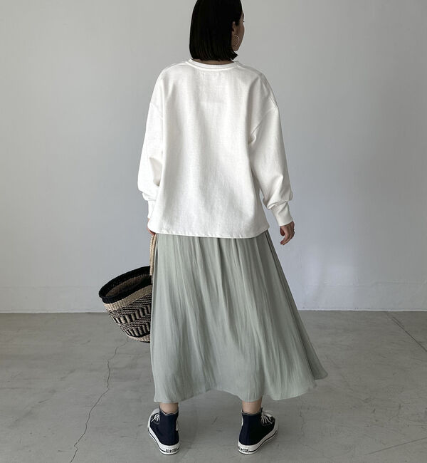 Doux archives「割繊ギャザーフレアスカート」|スカート|