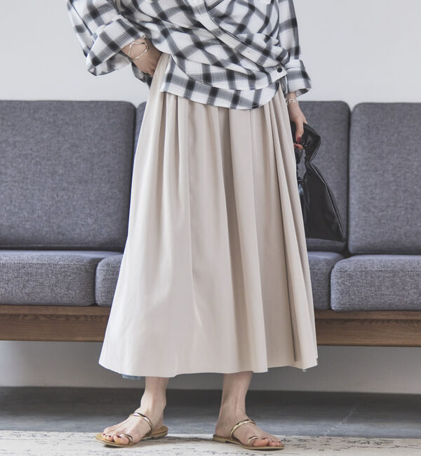 Doux archives「リバーシブルタフタスカート」|スカート|BEIGE