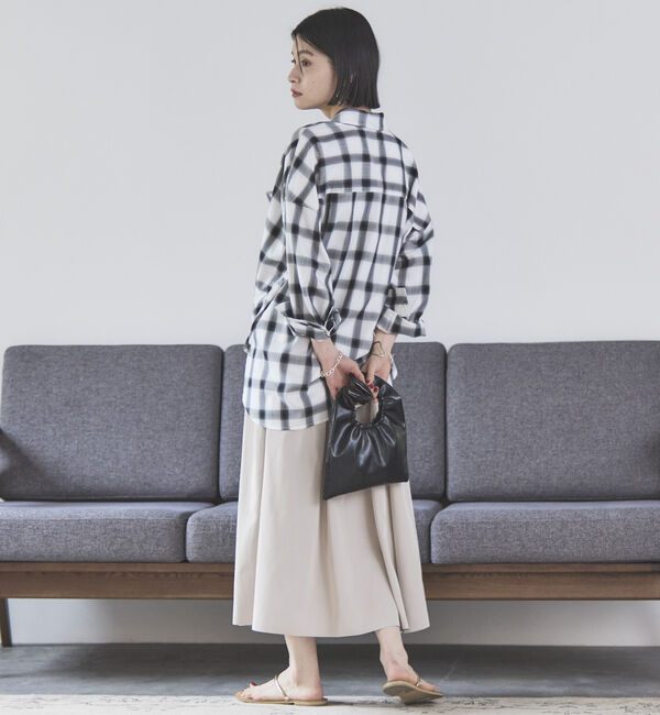 Doux archives「リバーシブルタフタスカート」|スカート|