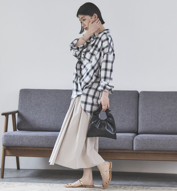 Doux archives「リバーシブルタフタスカート」|スカート|