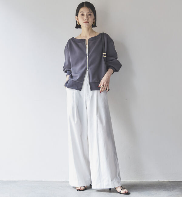 Doux archives「タックワイドパンツ」|チノ|