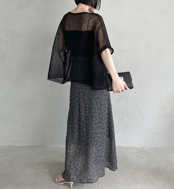 Doux archives「ウォッシャブルメッシュプルオーバー」|ニット・セーター|