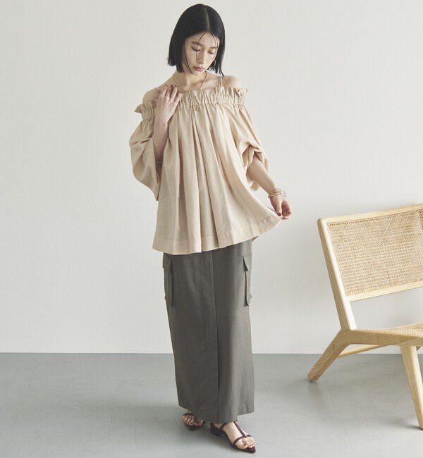 Doux archives「オフショルフリルブラウス」|シャツ・ブラウス|