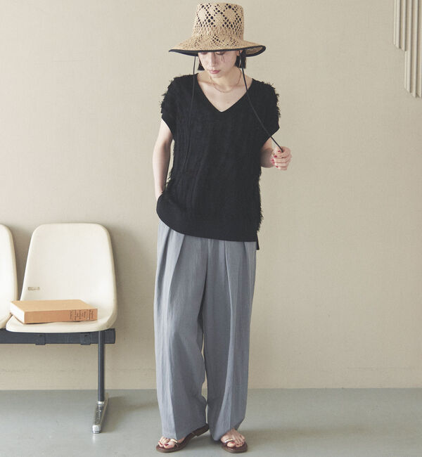 Doux archives「２タックコクーンパンツ」|チノ|