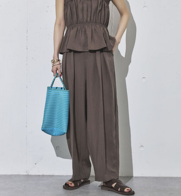 Doux archives「２タックコクーンパンツ」|チノ|