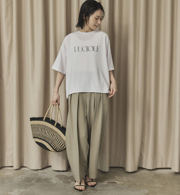 Doux archives「２タックコクーンパンツ」|チノ|