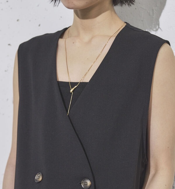 Doux archives「メタルデザインロングネックレス」|その他|GOLD
