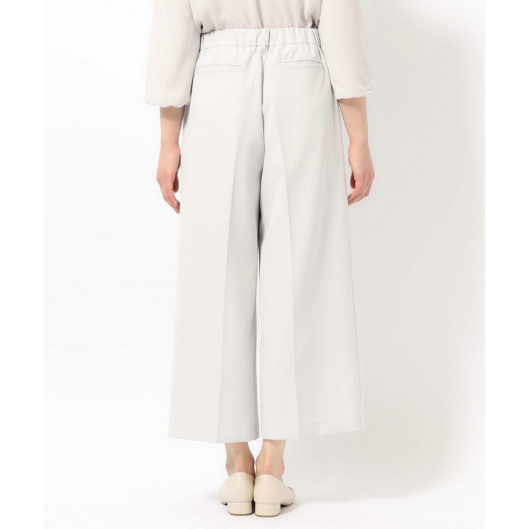 SHOO･LA･RUE「【S-5L/洗濯機可/2WAYストレッチ】ダブルクロスワイドパンツ」|その他|