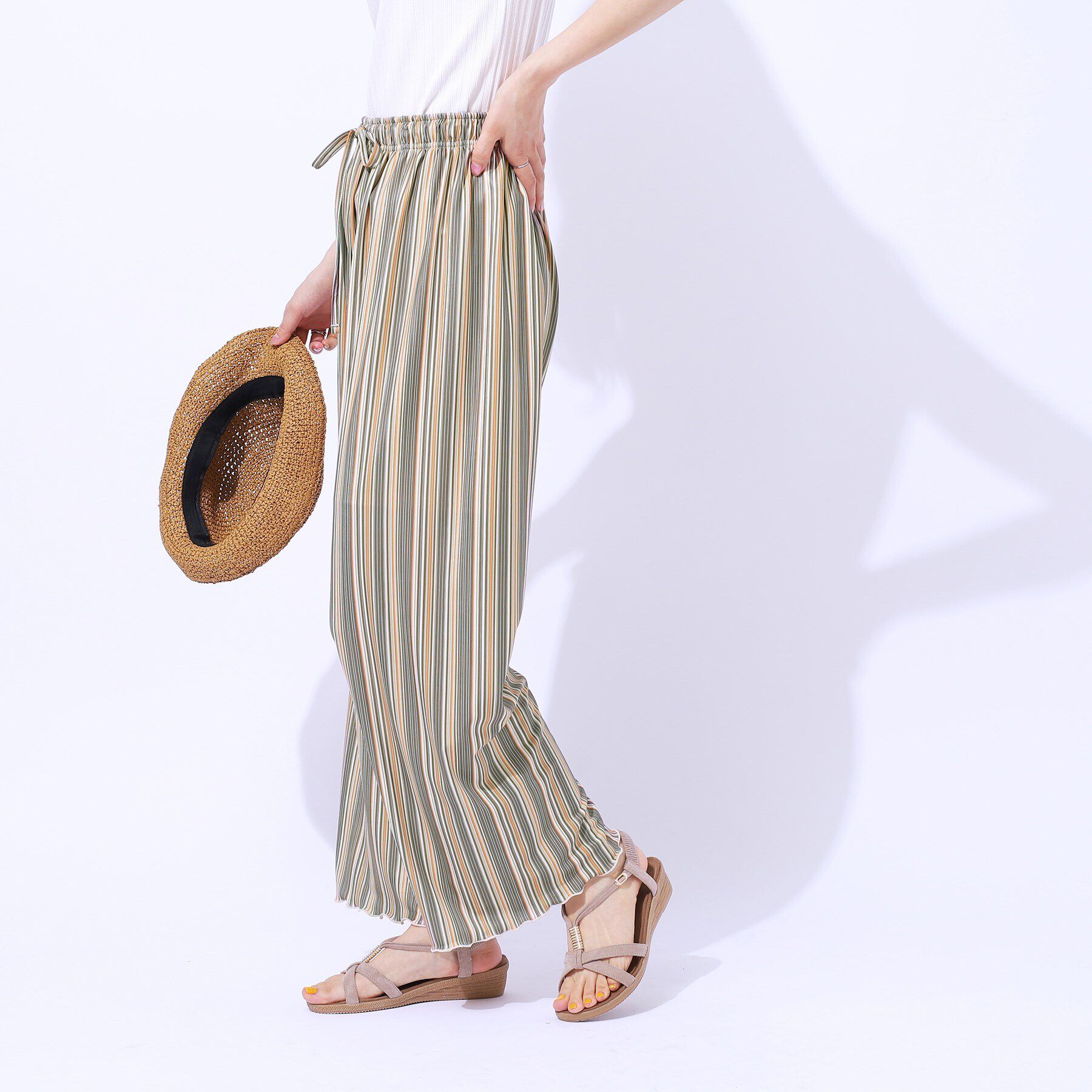 SHOO･LA･RUE「【セットアップ可】テレコイージーパンツ」|その他|