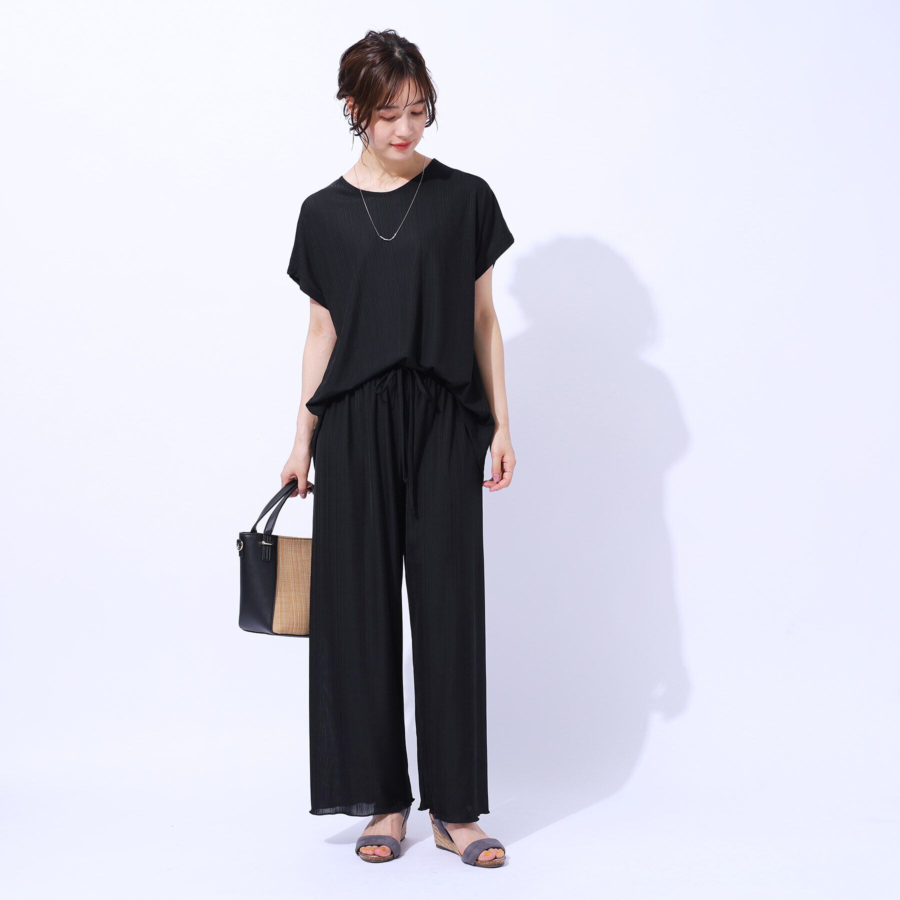 SHOO･LA･RUE「【セットアップ可】テレコイージーパンツ」|その他|