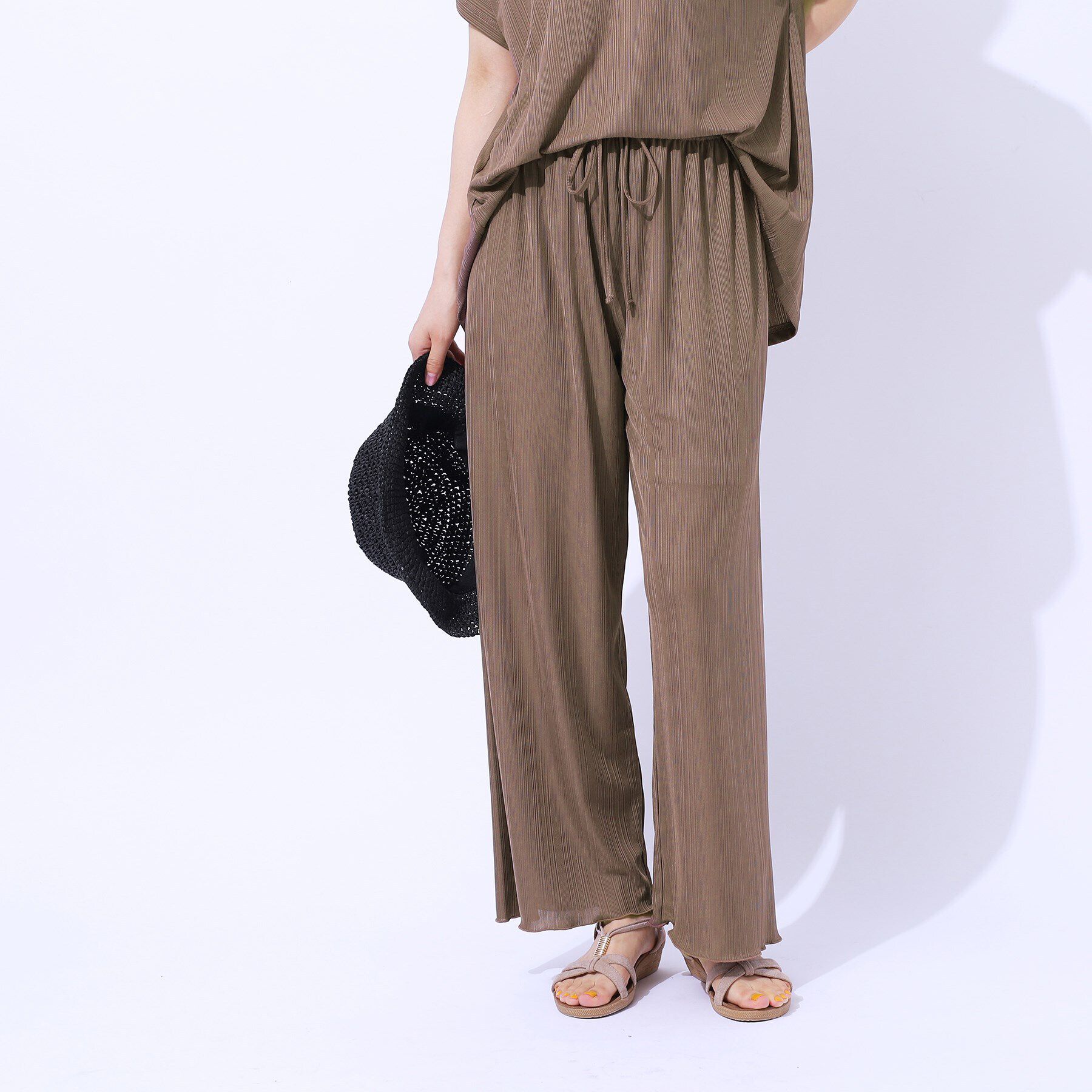 SHOO･LA･RUE「【セットアップ可】テレコイージーパンツ」|その他|