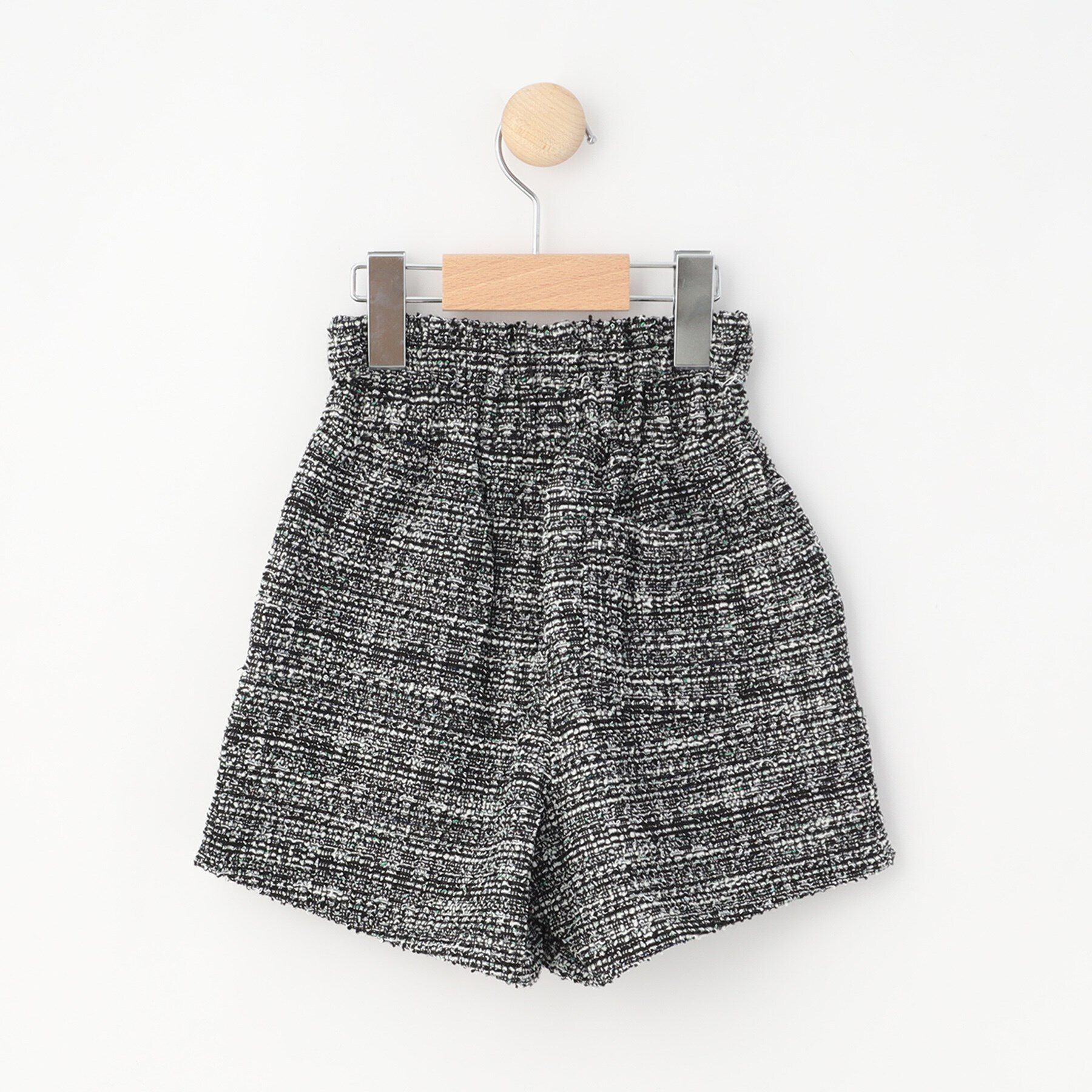 SHOO･LA･RUE「【110-140cm】カットツィードショートパンツ」|キュロット|