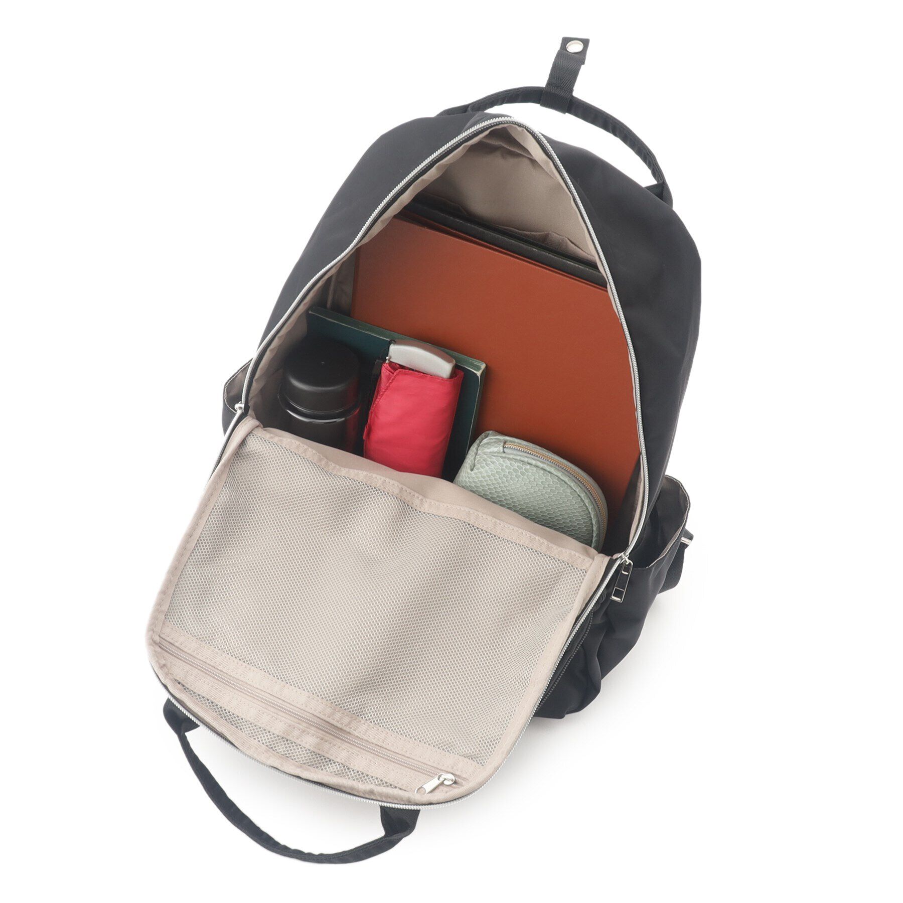 SHOO･LA･RUE「【撥水】大人が持ちたい 10ポケット2層リュック」|リュック|