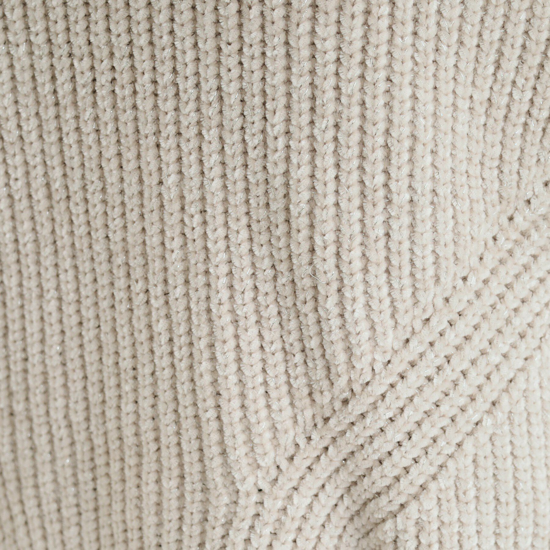 SHOO･LA･RUE「【S-LL/前後2WAY】大人のゆるさが魅力 ベロア風ラメモールニット」|ニット・セーター|