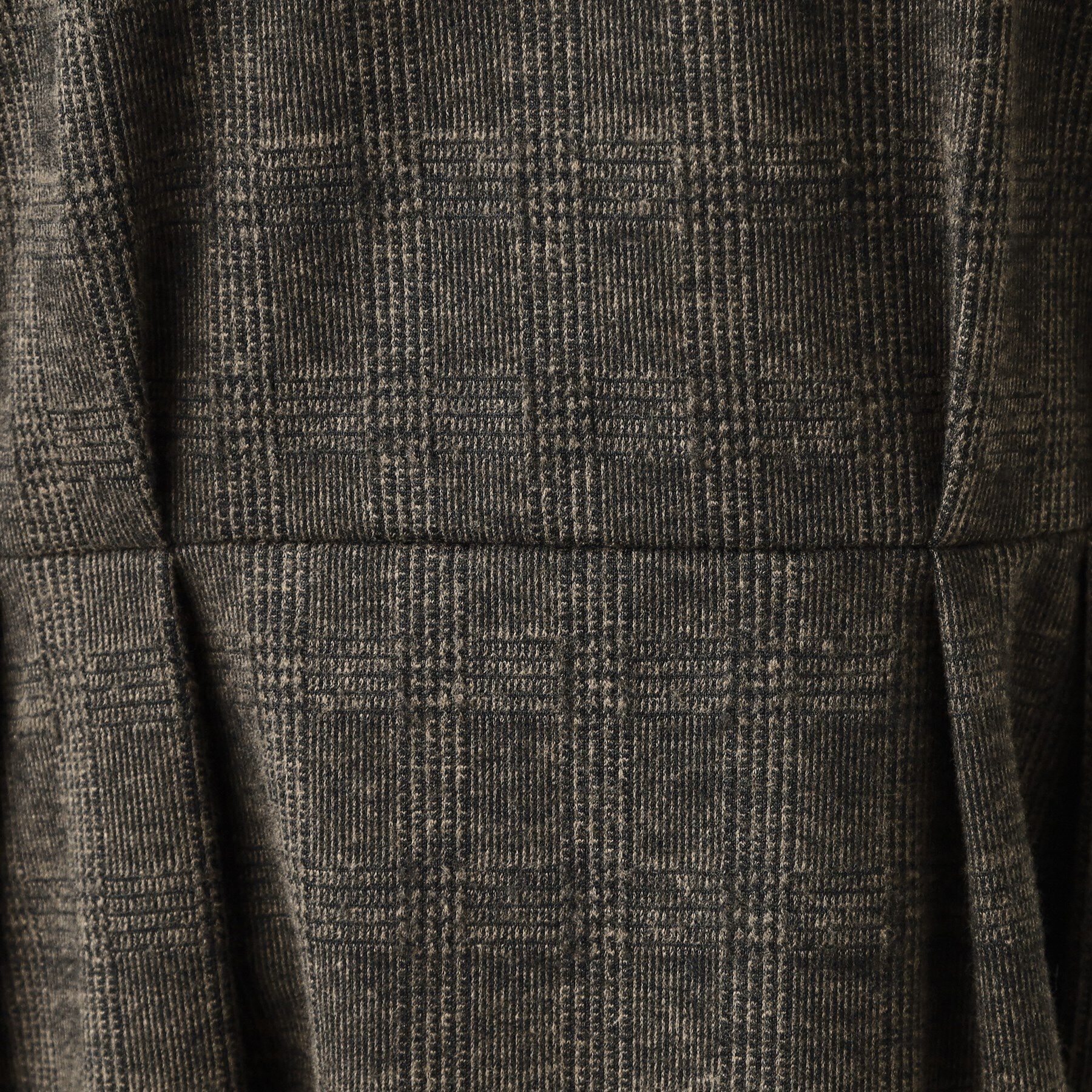 SHOO･LA･RUE「【S-LL】チェック柄 ウエストタックワンピース」|ワンピース|