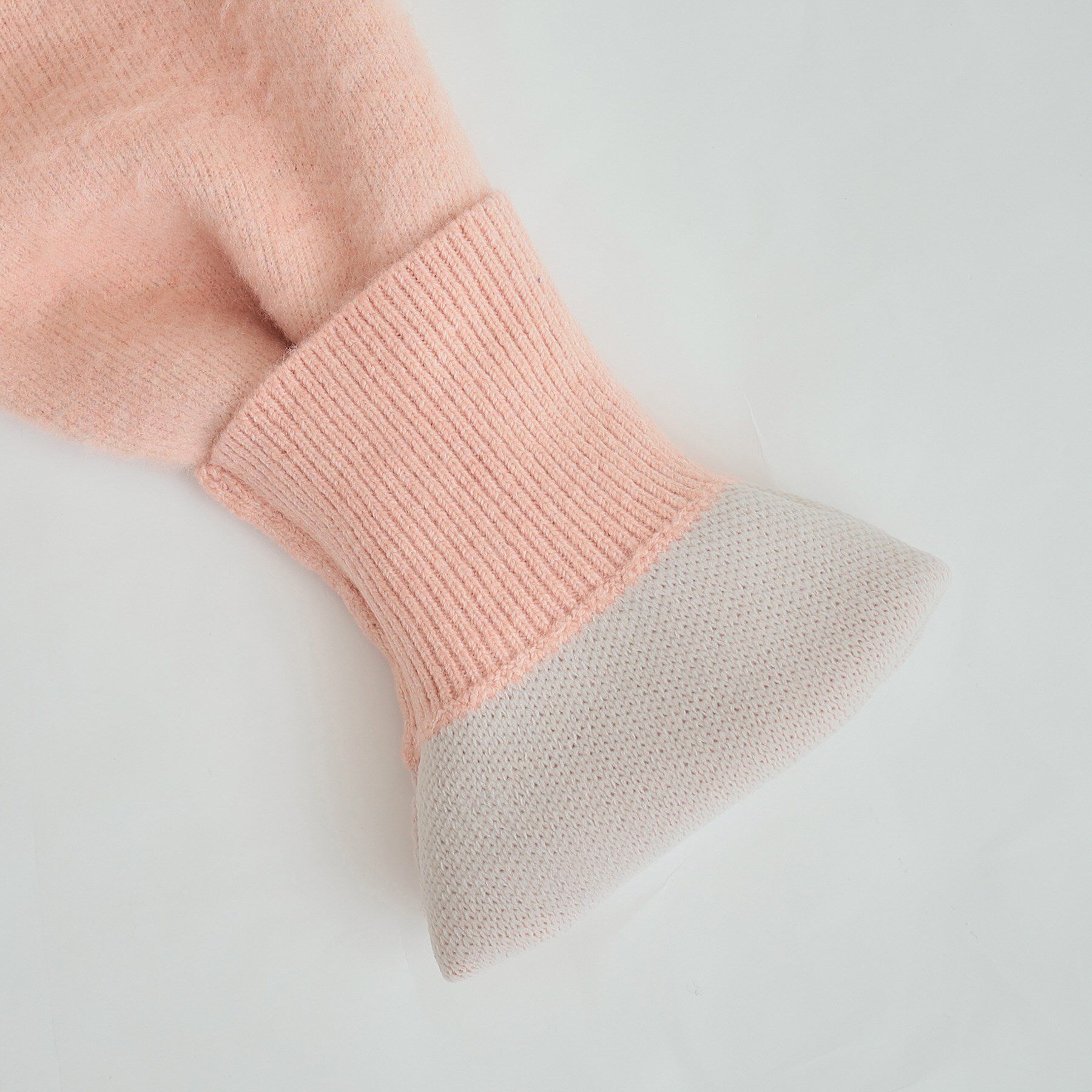 SHOO･LA･RUE「【S-LL】Wフェイス ふわふわ起毛ニット」|ニット・セーター|