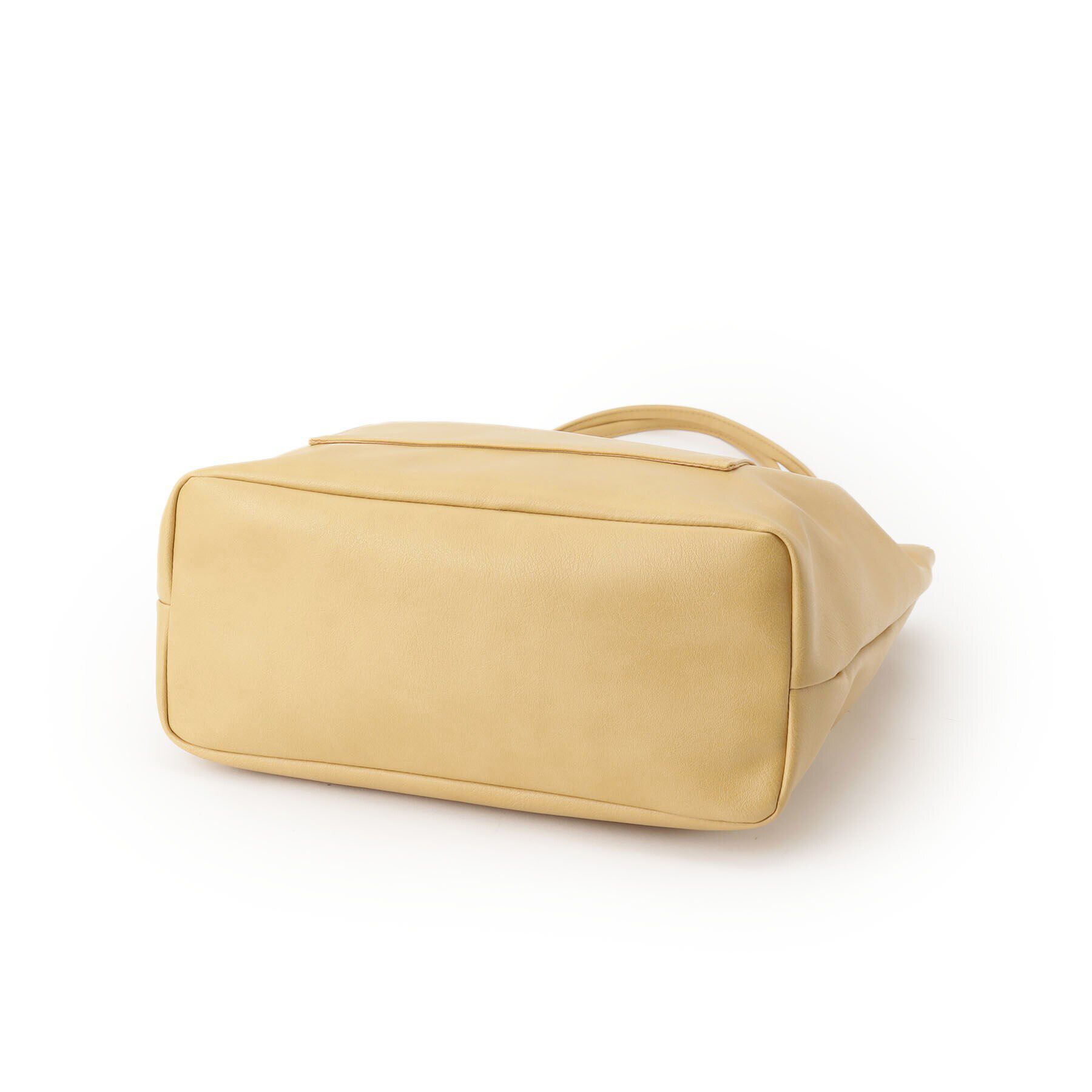 SHOO･LA･RUE「オイルレザー風つまみハンドルトート」|トートバッグ|